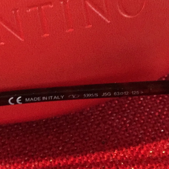 Valentino Made in Italy Crystal Encrusted Gold Frames Oversized Aviators - Picture 3 of 8